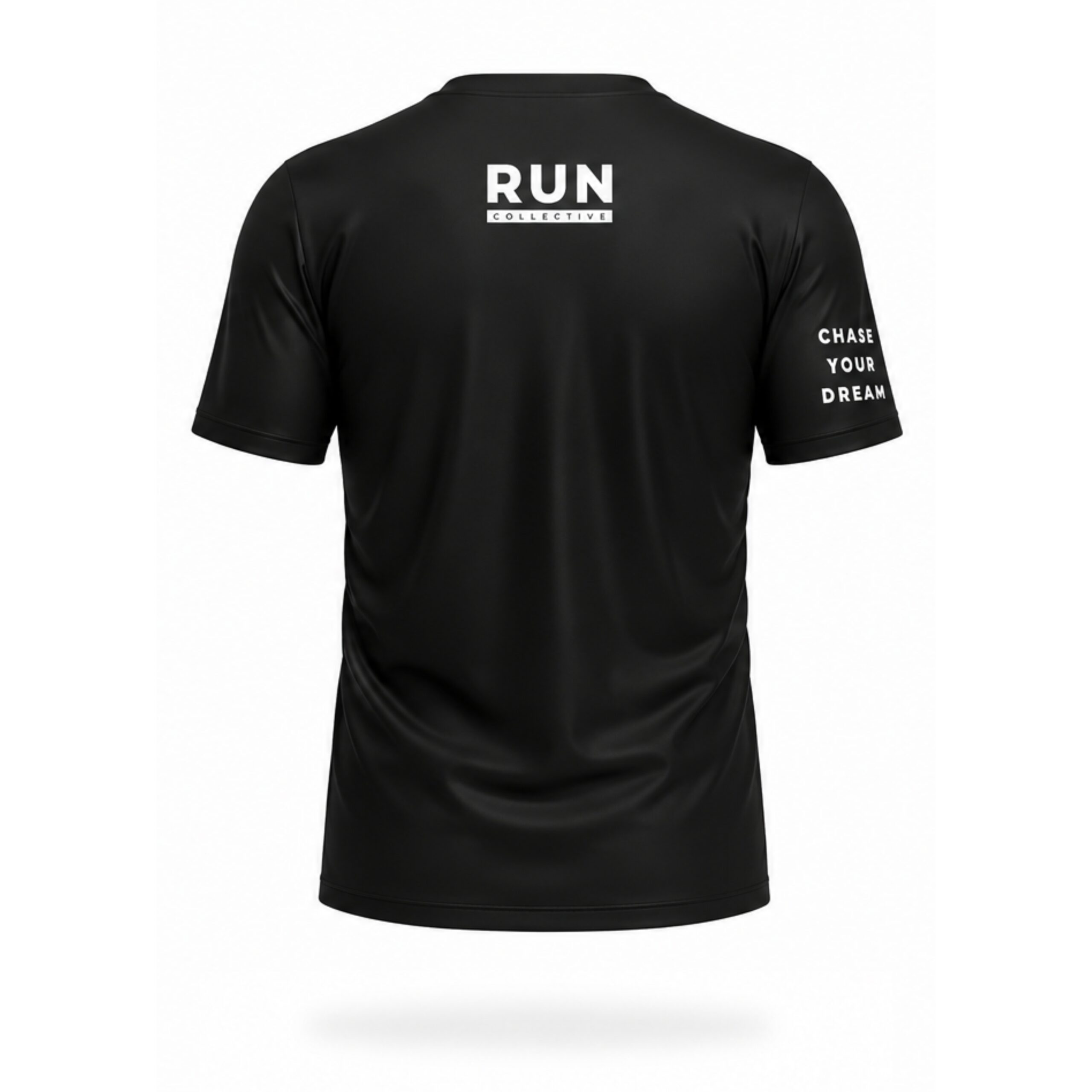 Run Collective Short Sleeve Running Shirt Mens - Black - Image 2