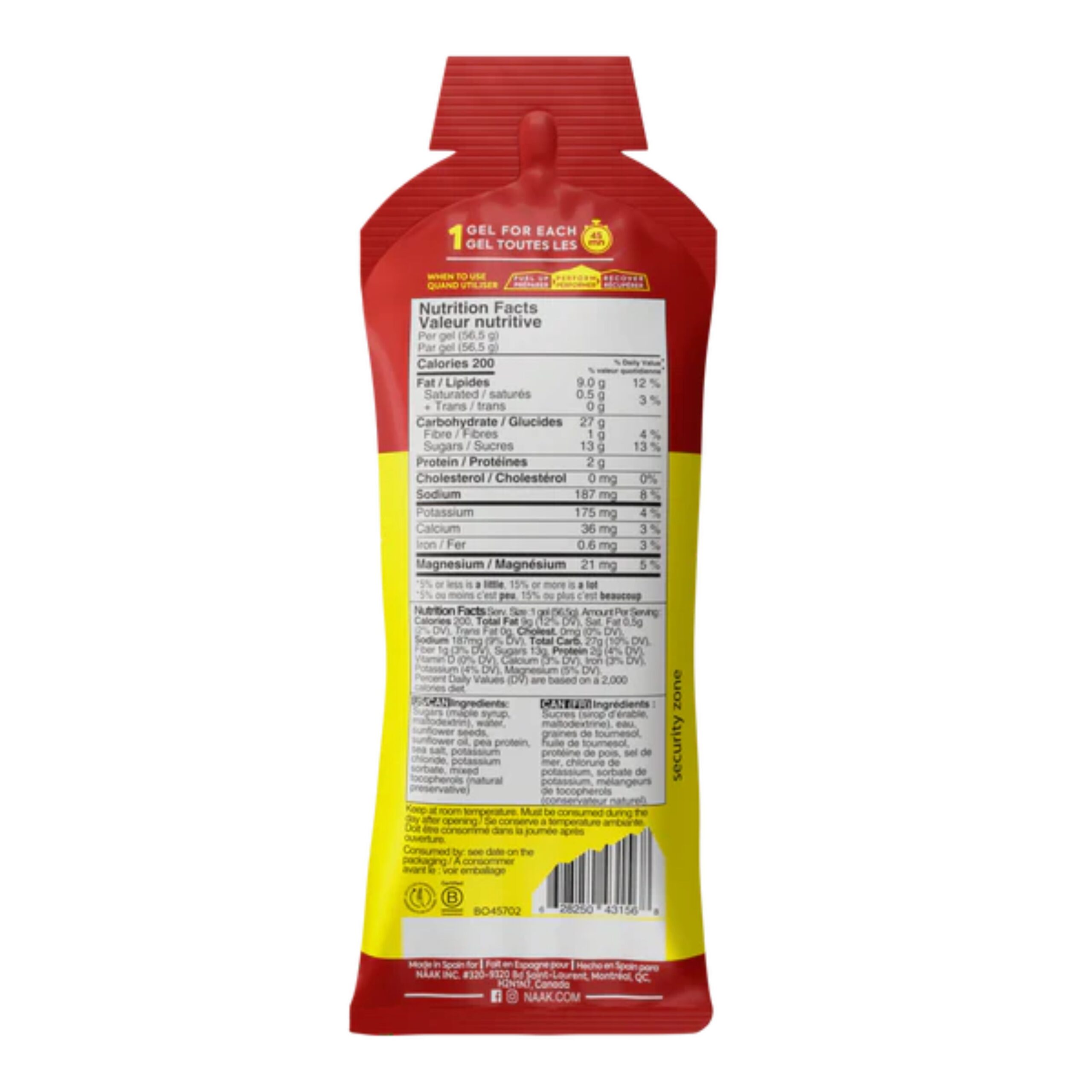 Naak Energy Gel - Chocolate - Image 2