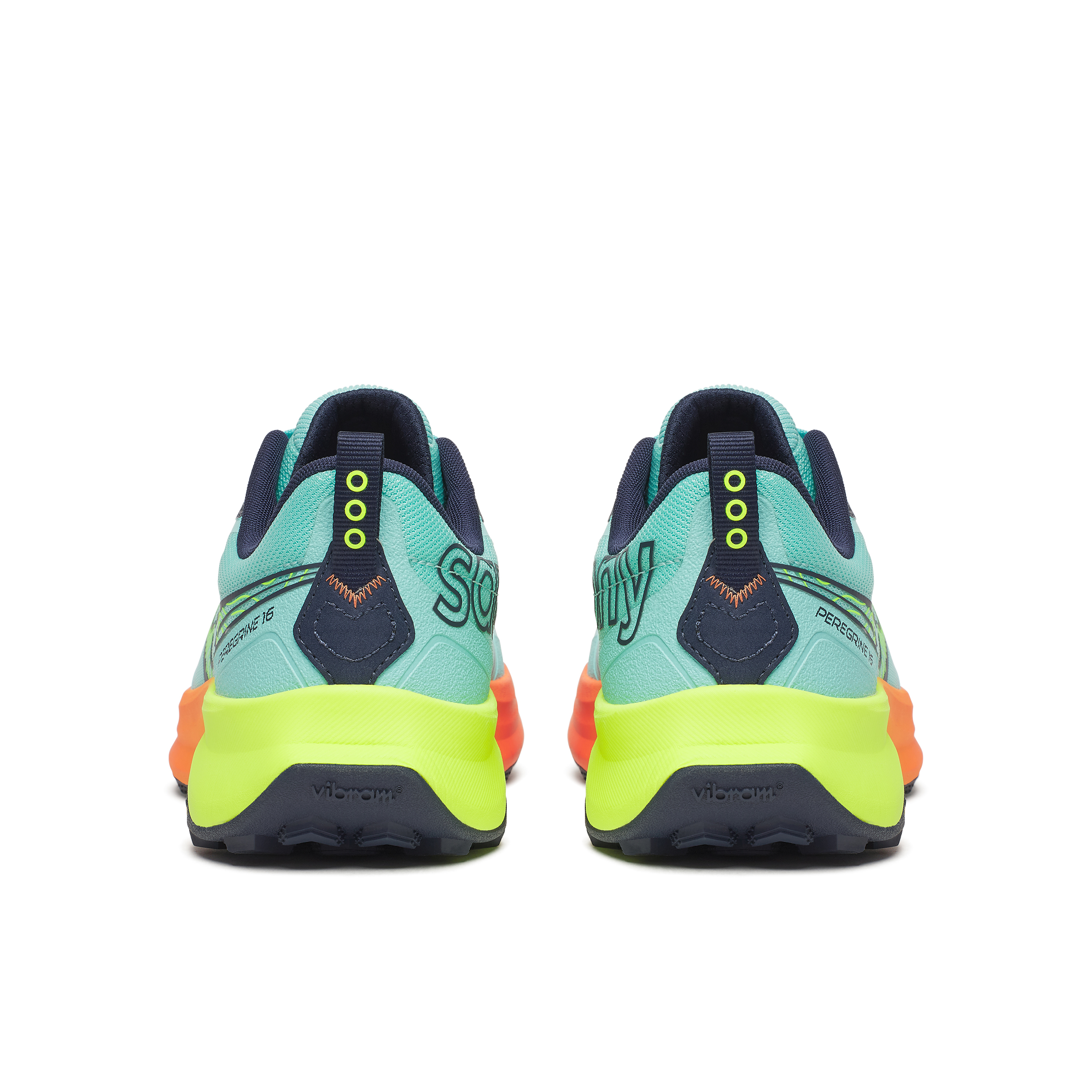 Saucony Peregrine 16 Mens - Teal - Image 5