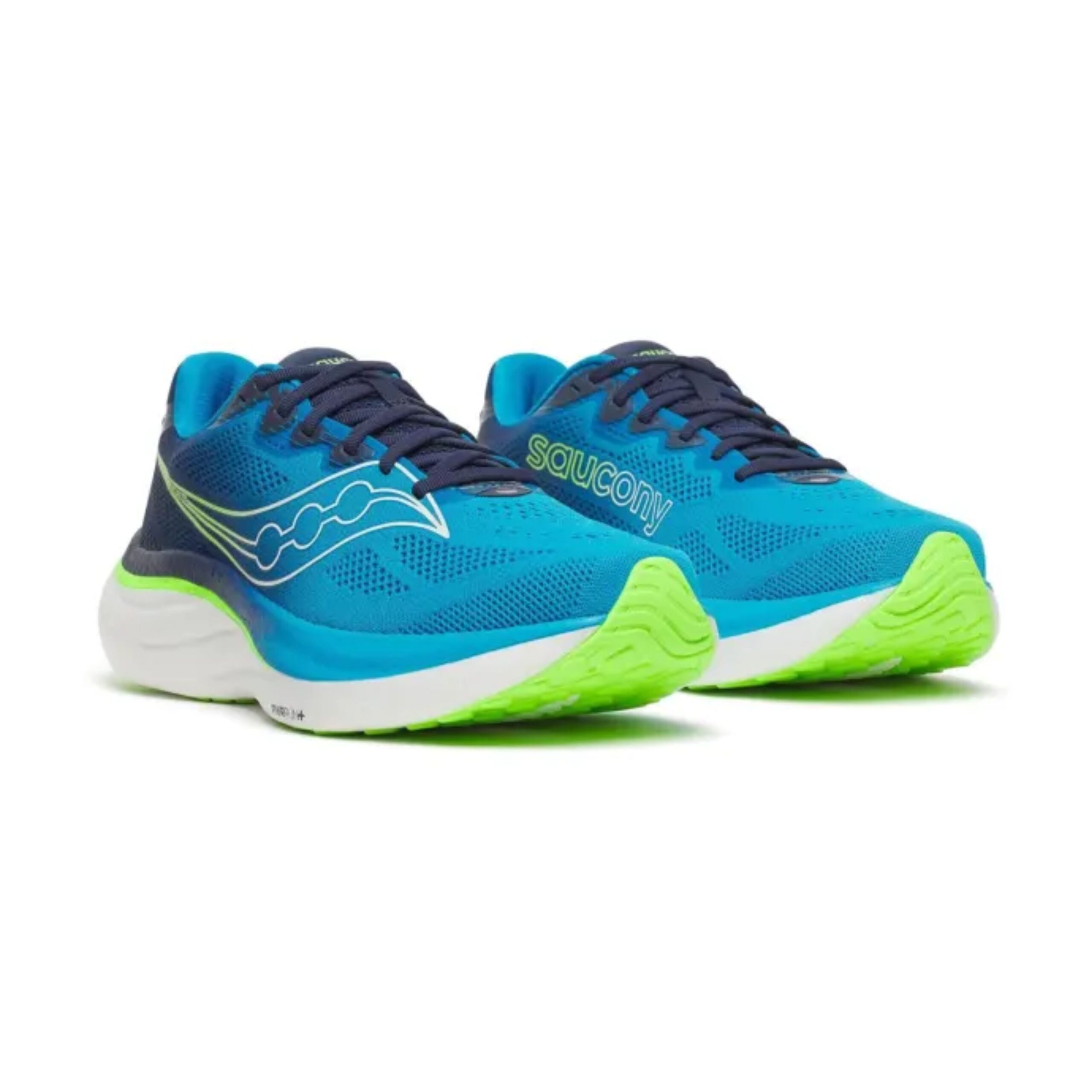 Saucony Ride 19 Mens - Blue - Image 3
