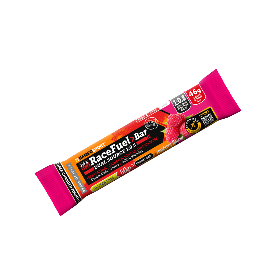 Named Sports Race Fuel Bar - Raspeberry