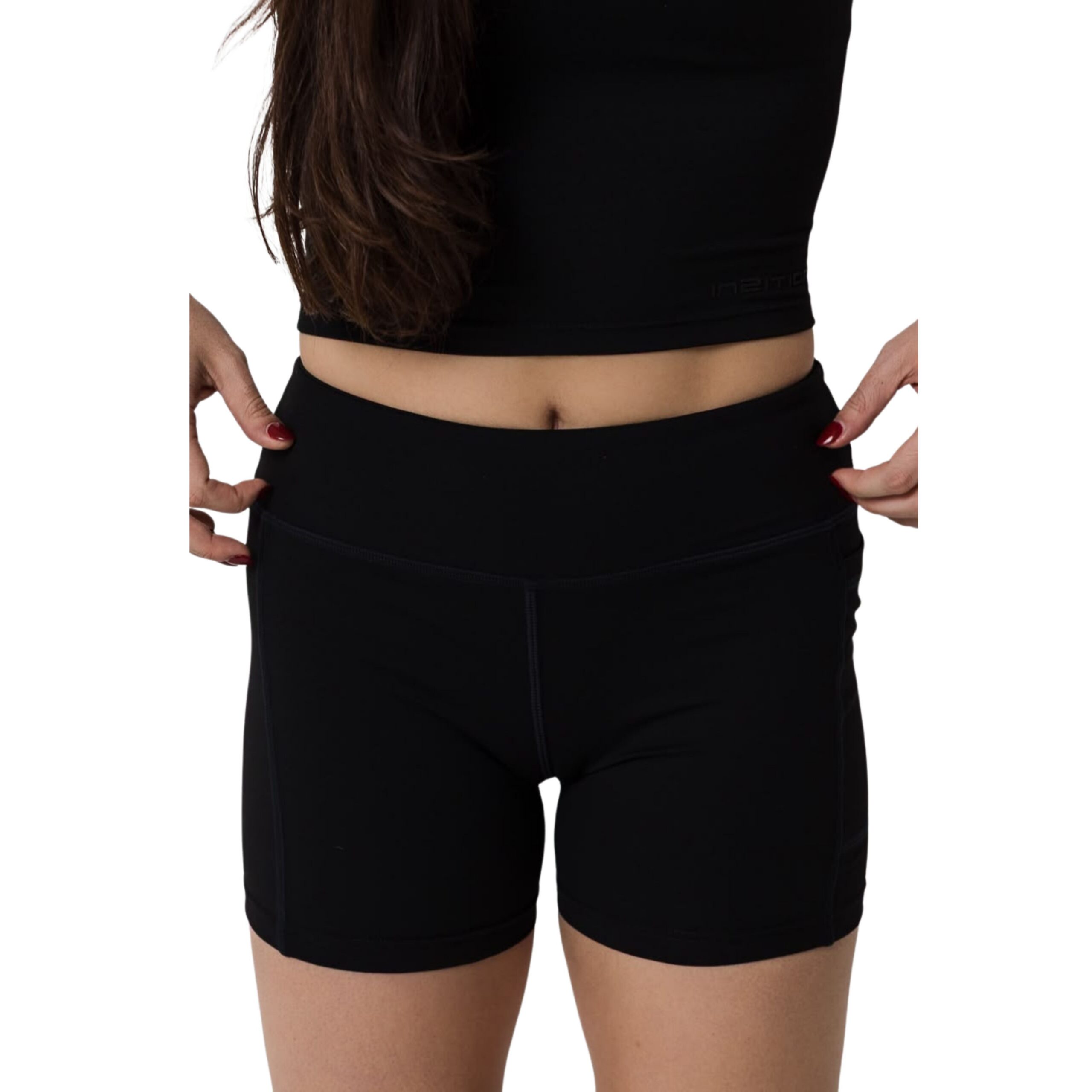 In2ition Womens Hot Pants - Black - Image 2