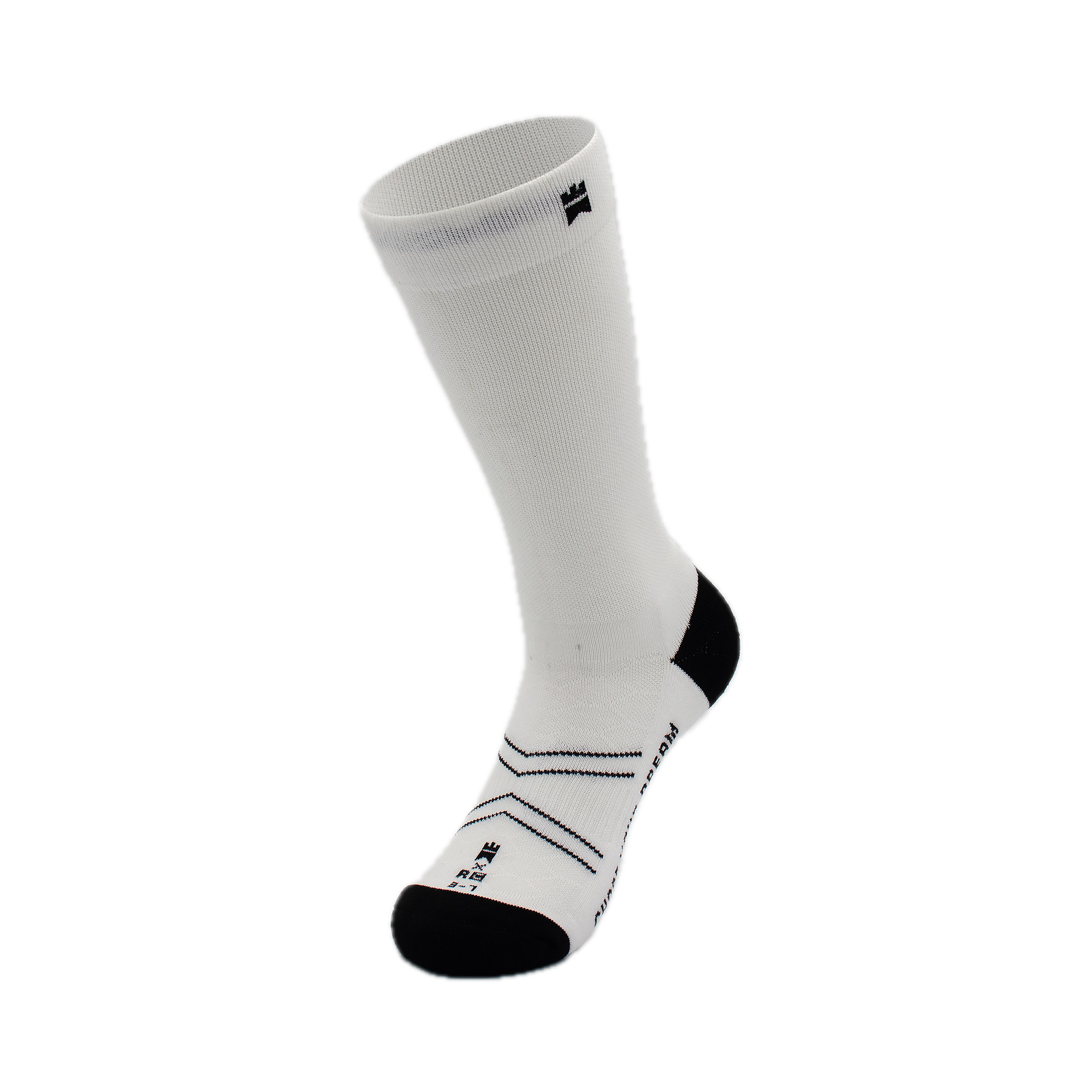 Gilnokie Crew Socks - Run Collective White
