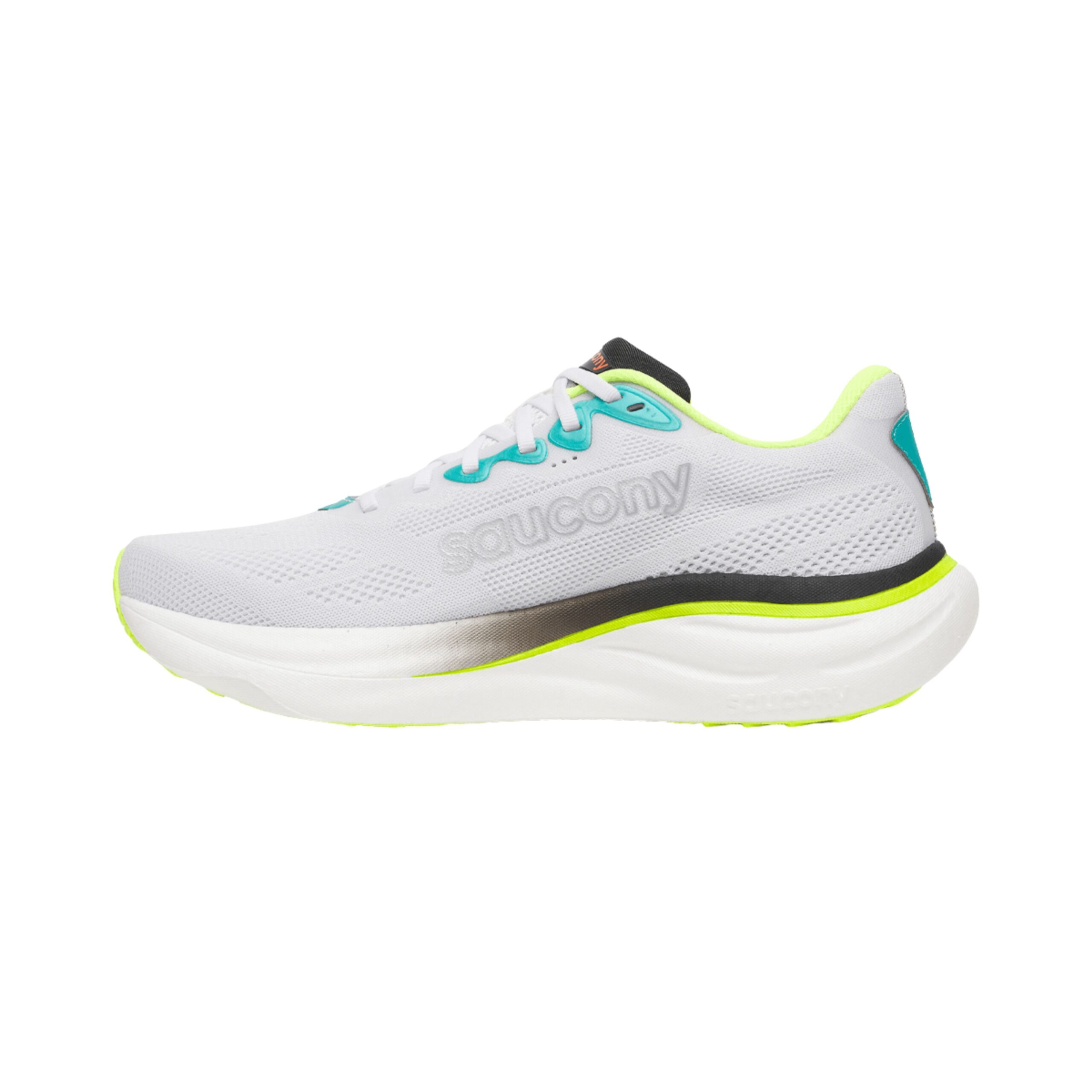Saucony Ride 19 Mens - White Blue - Image 2