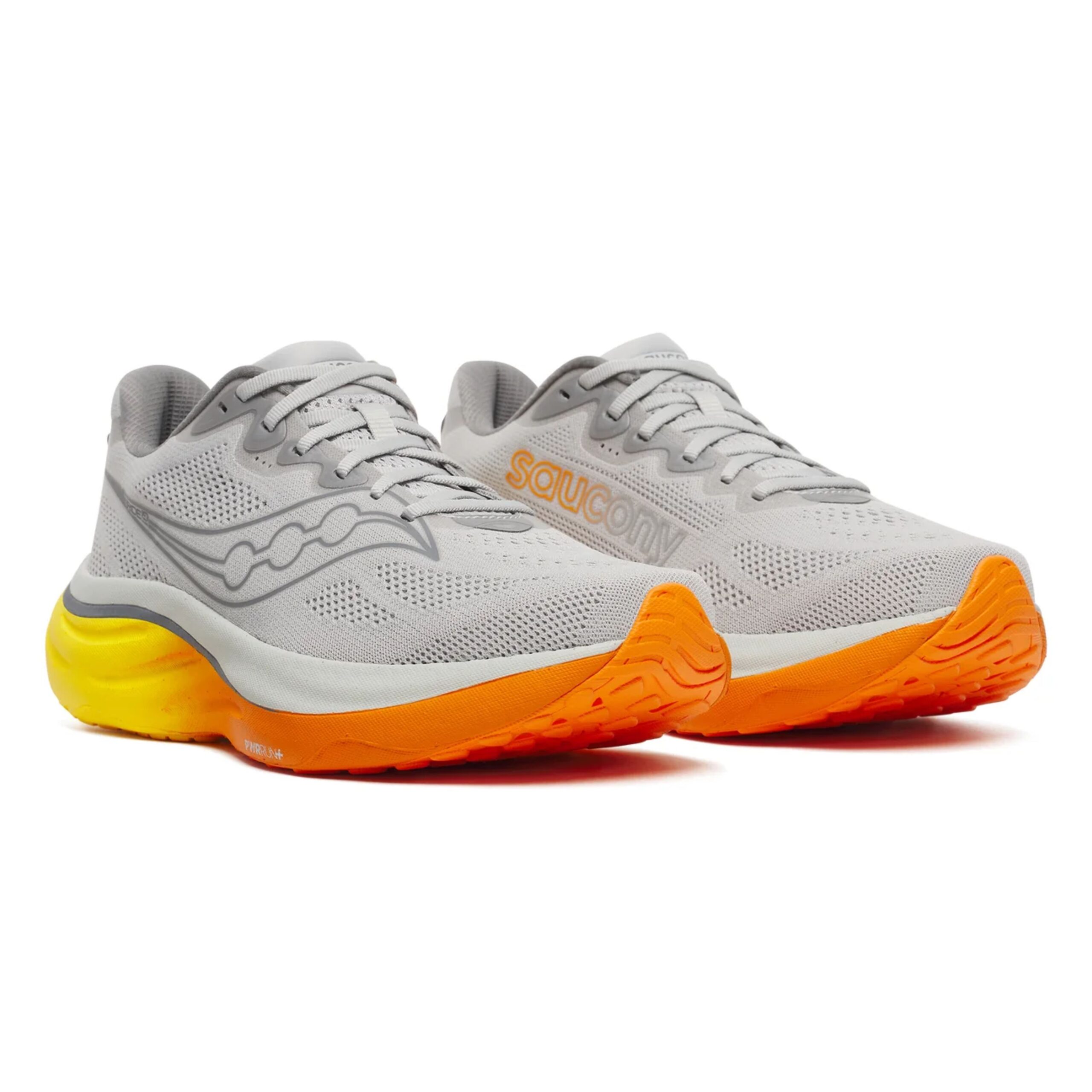 Saucony Ride 19 Mens - Grey - Image 3