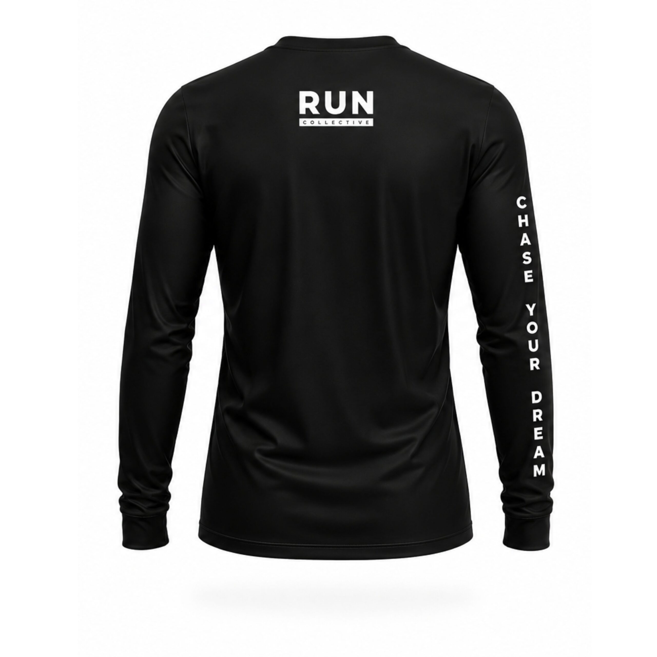 Run Collective Long Sleeve Running Shirt Womens - Black - Image 2