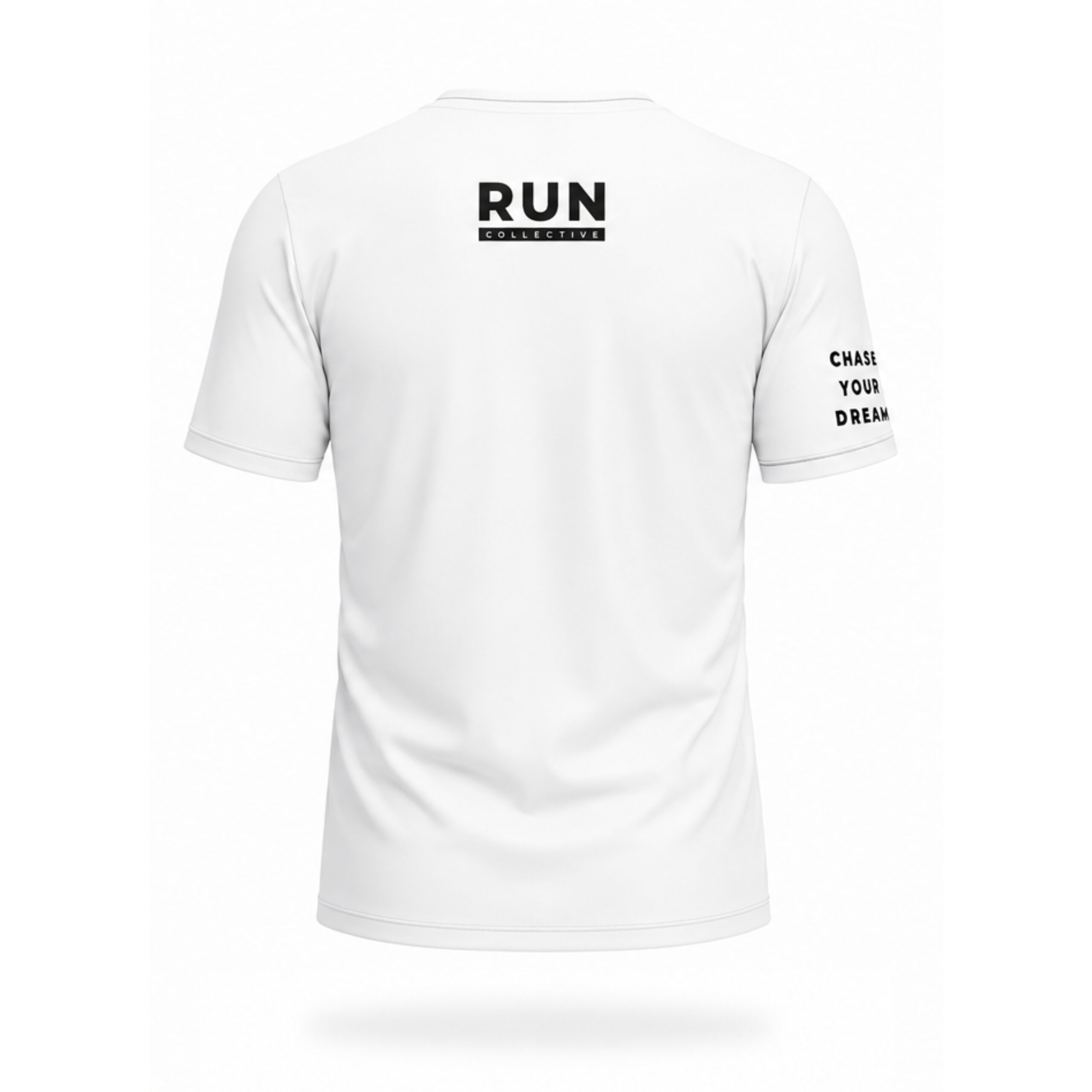 Run Collective Short Sleeve Running Shirt Mens - White - Image 2