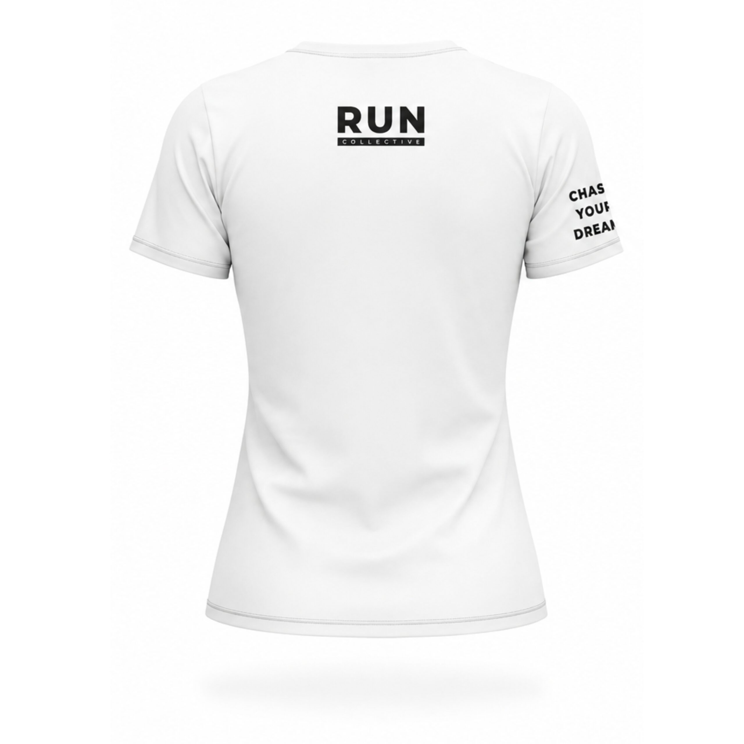 Run Collective Short Sleeve Running Shirt Womens - White - Image 2