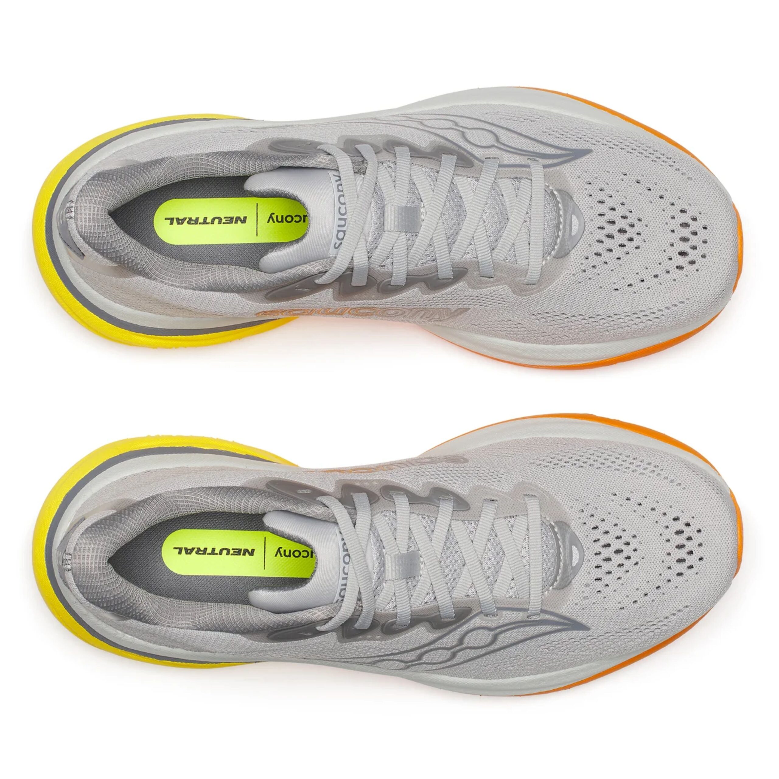 Saucony Ride 19 Mens - Grey - Image 4