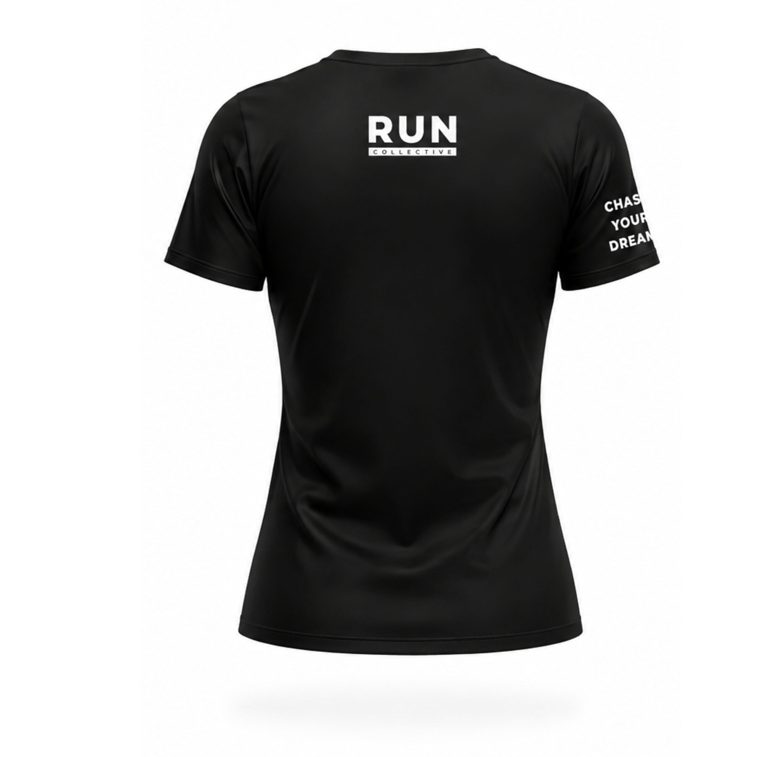 Run Collective Short Sleeve Running Shirt Womens - Black - Image 2