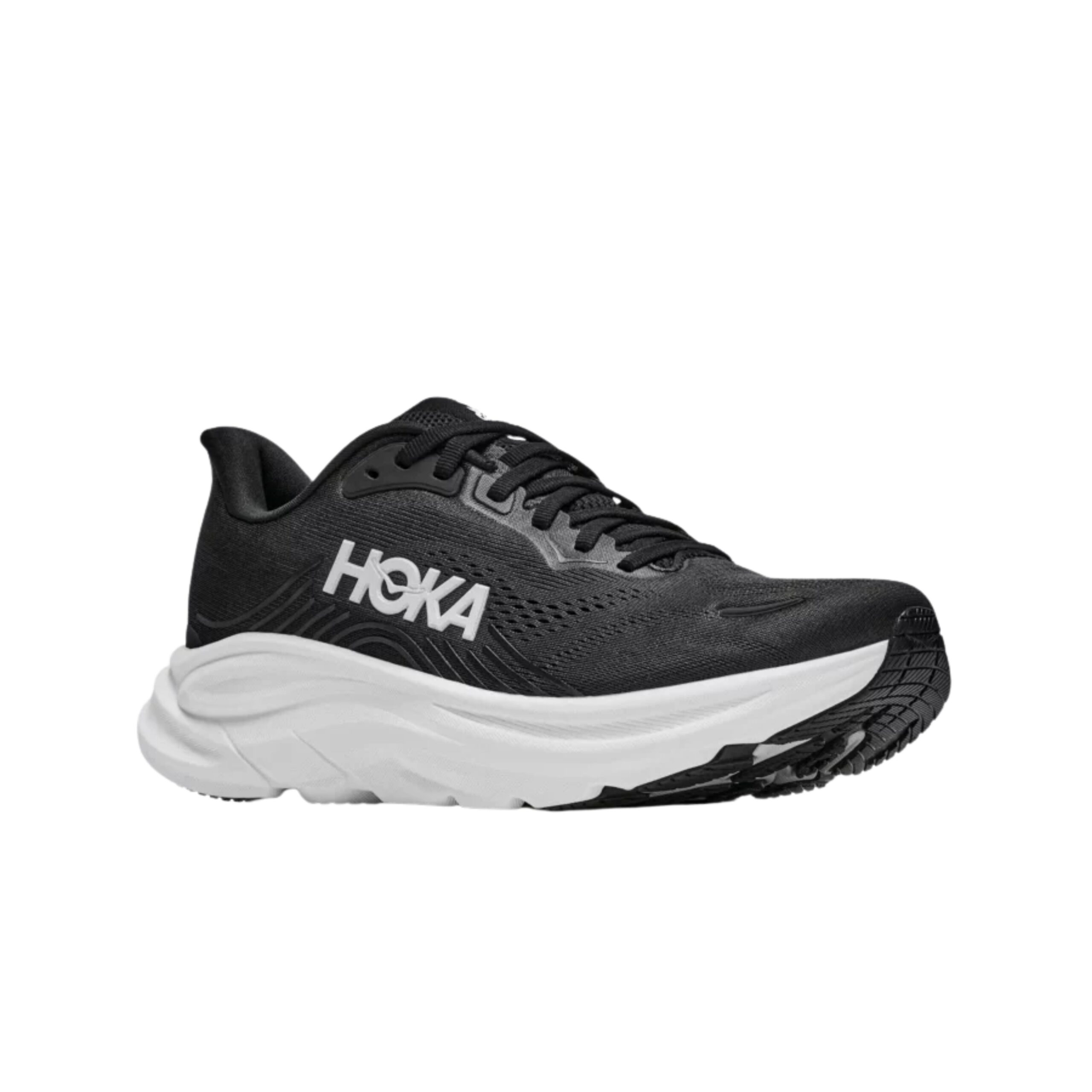 Hoka Clifton 11 Mens - Black/White - Image 2